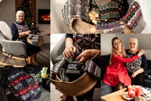 Kam religija krepšinis, o Emilijai – mezgimas: pamatykite, ką 90-metė išdarinėja su virbalais