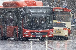 Naujųjų metų išvakarėse viešasis transportas Vilniuje – nemokamas