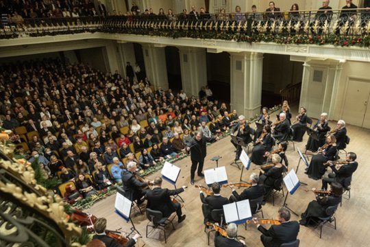 Lietuvos kamerinio orkestro dovana publikai – šventinis koncertas.<br>Dmitrijaus Matvejevo nuotr.