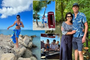 Kristinos ir Vyginto Kaikarių atostogas Karibuose apkartino nemalonus incidentas lėktuve