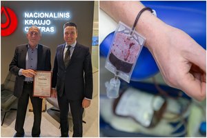 100-ąjį kartą prieš Kalėdas kraujo paaukojęs Rimantas: tai dar ne pabaiga