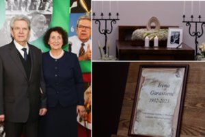 Atsisveikinama su legendinio krepšinio trenerio žmona Irena Garastiene