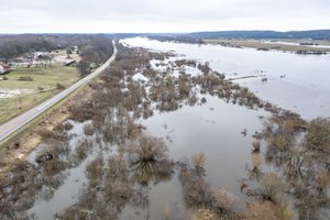 Keliose Lietuvos upėse stebimas stichinis vandens lygis