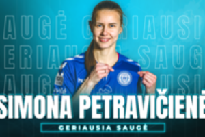 Geriausia A lygos saugė S. Petravičienė: „Dariau viską, kad būčiau naudinga komandai“