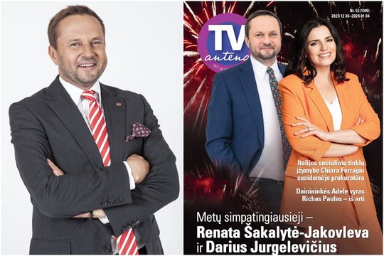 Antrą kartą simpatingiausiu TV veidu išrinktas D. Jurgelevičius: „Mano receptas elementarus“