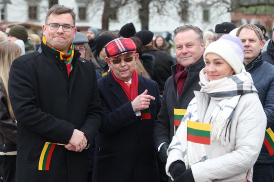 Lietuvos vėliavos dienos ceremonija.<br>R.Danisevičiaus nuotr.