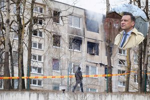 V. Benkunskas: dėl gaisro Viršuliškių daugiabutyje evakuota 30 gyventojų