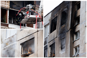 Sprogimas ir gaisras Vilniaus daugiabutyje: pranešė apie rastą apdegusį kūną