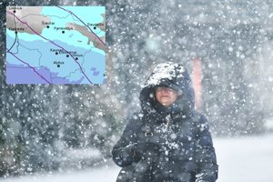 Nusiteikite – sugrįžta tikra žiema: šaltį atlydės nemenka porcija sniego