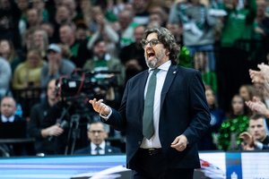 Lažybas prieš draugus laimintis ir auklėtiniams dėkojęs A. Trinchieri: „Jie buvo geresni už mane“