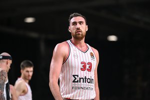 Be I. Brazdeikio žaidusi „Olympiakos“ Graikijoje palaužė „Olimpia“