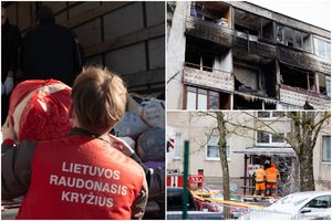 Po tragedijos Viršuliškėse Raudonasis Kryžius atidaro aukojimo nukentėjusiesiems liniją