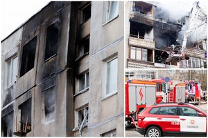 ESO specialistas: įprastas dujų nuotėkis tokio masto sprogimo kaip daugiabutyje Viršuliškėse sukelti negalėjo