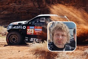 Sūnus palaidūnas Dakarą pradėjo sėkmingai: B. Vanagas po pirmojo finišo siuntė linkėjimus mamai