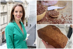 Sėmenų duona: receptu dalijasi mitybos specialistė T. Šliažaitė