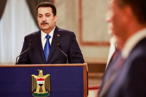 Irako premjeras pareiškė esąs pasiryžęs stengtis, kad šalyje neliktų JAV vadovaujamos koalicijos