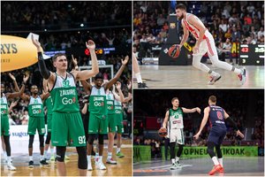 Pažymiai Eurolygos lietuviams: patikimas R. Giedraitis, užsispyręs M. Grigonis ir lietuvius pamiršęs „Žalgiris“