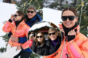 Prabangiausiame slidinėjimo kurorte A. Valentaitė su vyru G. Manchesteriu atrodė tarsi iš filmo: striukės kaina verčia pakelti antakį