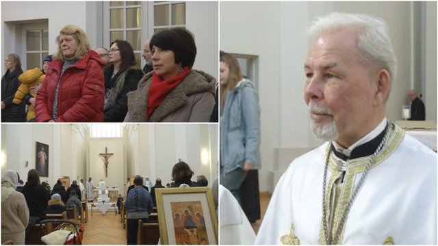 Vilniuje naujasis egzarchato vadovas vedė pirmąsias pamaldas: gyventojai džiaugėsi dėl saugomų tradicijų