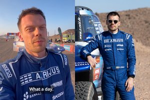 Po finišo – V. Žalos emocijos: labai negražiai kalbėjau, visus prakeikiau