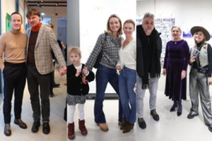 AP galerijoje pristatytos parodos pritraukė žinomus svečius: atvyko ir seniai matyta J. Jurkutė, ir L. Suodaitis