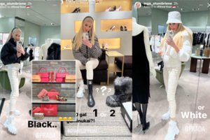 Prancūzijos Rivjeroje nėščia I. Stumbrienė savo drabužinę atnaujino ir „Chanel“, ir „Prada“: sekėjų prašė pagalbos