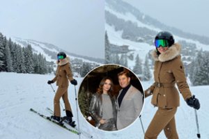 Kurševelyje pademonstruoto A. Valentaitės slidinėjimo įvaizdžio suma – neįtikėtina: keli tūkst. vien tik už striukę