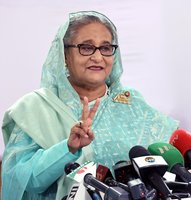 Bangladešo parlamento rinkimus laimėjo premjerės partija