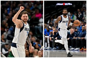 L. Dončičiaus ir K. Irvingo duetas nukalė „Mavericks“ pergalę prieš „Timberwolves“