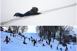 Linksmybės ant kalno vaikui vos nesibaigė tragiškai, tačiau vilnietę pribloškė kitas baisus dalykas