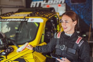 E. Gelažninkienė kirto trečiojo greičio ruožo finišą: šiandien mus stabdė atsargumas