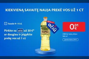 Atnaujinti „Maximos“ lojalumo programos pasiūlymai leis sutaupyti didesniam pirkėjų ratui – ir vėl ras prekių „beveik už ačiū“ – vos už 1 centą