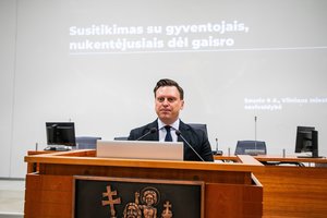 V. Benkunskas: Viršuliškių daugiabučio teritorijoje nebus atšaukta ekstremali padėtis tol, kol nebus užtikrintas saugumas