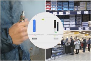Žada dar daugiau draudimų dėl elektroninių cigarečių su skoniais prekybos – stebisi, koks yra mastas