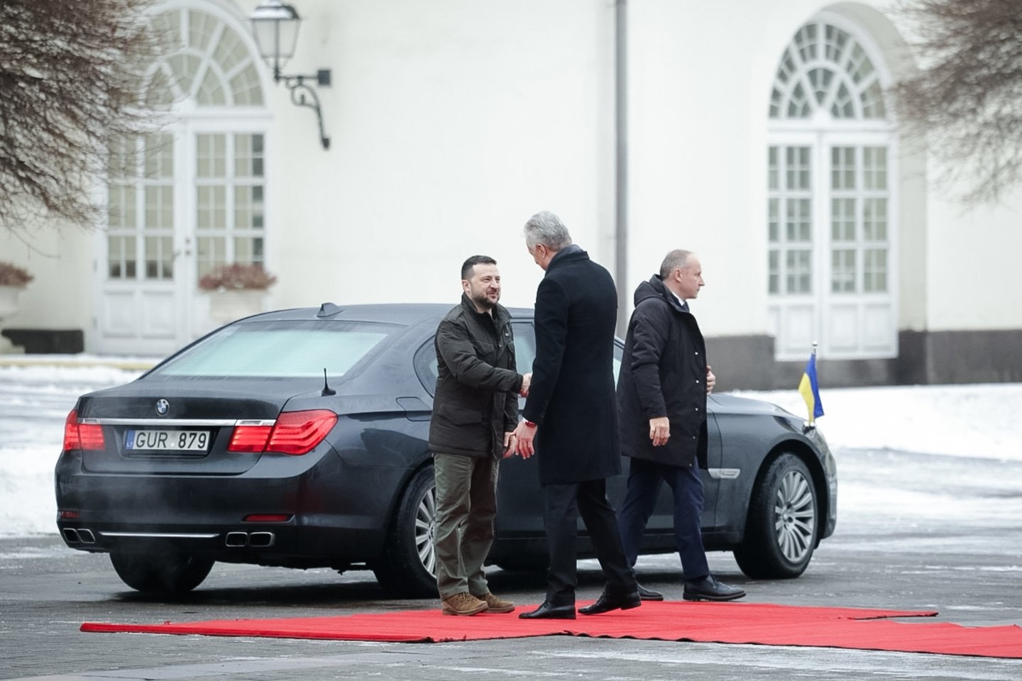 V.Zelenskio vizitas Prezidentūroje ir susitikimas su G.Nausėda.<br>Ž.Gedvilos (ELTA) nuotr.