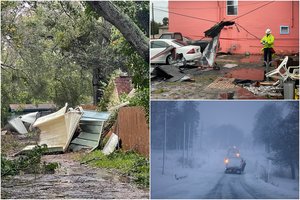 JAV talžo negailestingi tornadai ir pūgos: žuvo bent 5 žmonės, šimtai tūkstančių – be elektros
