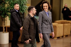 V. Čmilytė-Nielsen po susitikimo su V. Zelenskiu: sieksime, kad Vašingtone įvyktų tai, kas neįvyko Vilniuje