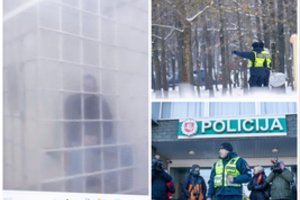 Atskleista mergaitės pagrobimu įtariamo vyro tapatybė: smulkus verslininkas, gąsdinęs žmones ekskavatoriumi