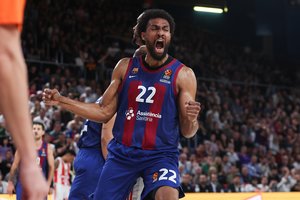 Prieš dvikovą su „Žalgiriu“– „Olympiakos“ šturmą atlaikiusios „Barcelona“ pergalė 