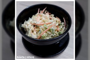 Skanios ir paprastos kopūstų salotos: pačios geriausios