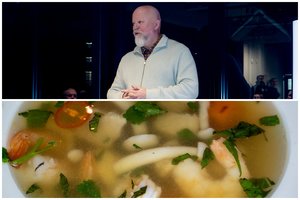 V. Radzevičius pamokė, kaip gaminti „tom yum“ tailandietišką sriubą: tai kaip cepelinai Lietuvoje