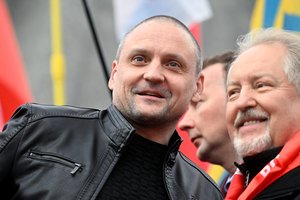 Rusijoje už „terorizmo teisinimą“ areštuotas kraštutinių dešiniųjų lyderis