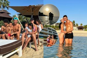 Cristiano Ronaldo ir Georginos Rodriguez atostogos Dubajuje: prabanga ir neįkainojamas laikas su šeima