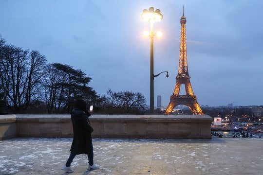 Atšiaurūs orai Prancūzijoje. <br>EPA-ELTA nuotr. 