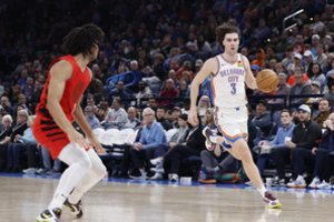 NBA lygoje – kosminis krepšinis: „Thunder“ varžovus sutraikšė 62 taškų skirtumu