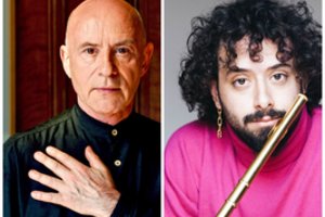 Filharmonijos scenoje susitiks batutos legenda Ch. Eschenbachas ir fleitos virtuozas S. Karapanos