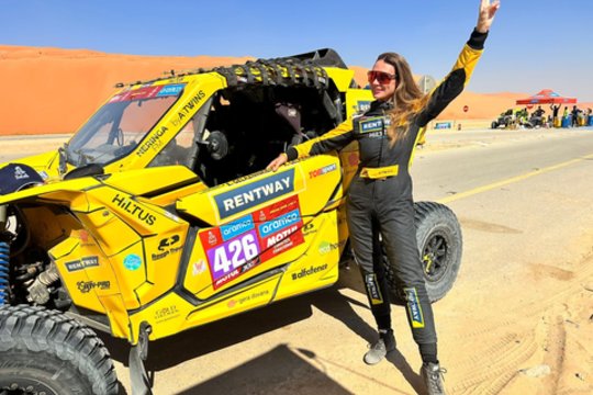 Maratoną įveikę „Rentway Dakar team“: kosmosas, ne trasa