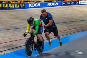 Dviratininkas V. Lendelis Europos treko čempionate – aštuntas