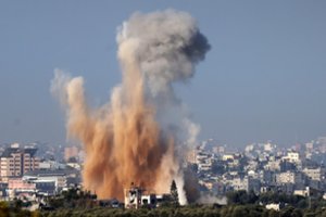 100-ąją karo dieną „Hamas“ raketomis apšaudė Izraelį