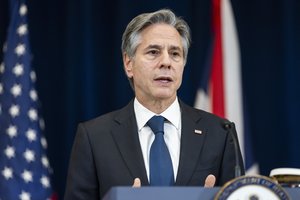 Antony Blinkenas pasveikino išrinktąjį Taivano prezidentą Lai Ching-te